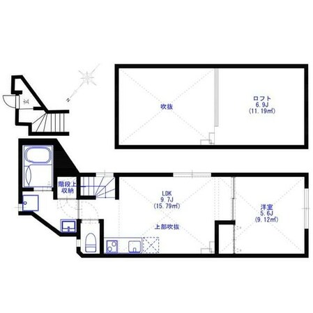 Ｃａｓａ鶴見Ａの物件間取画像